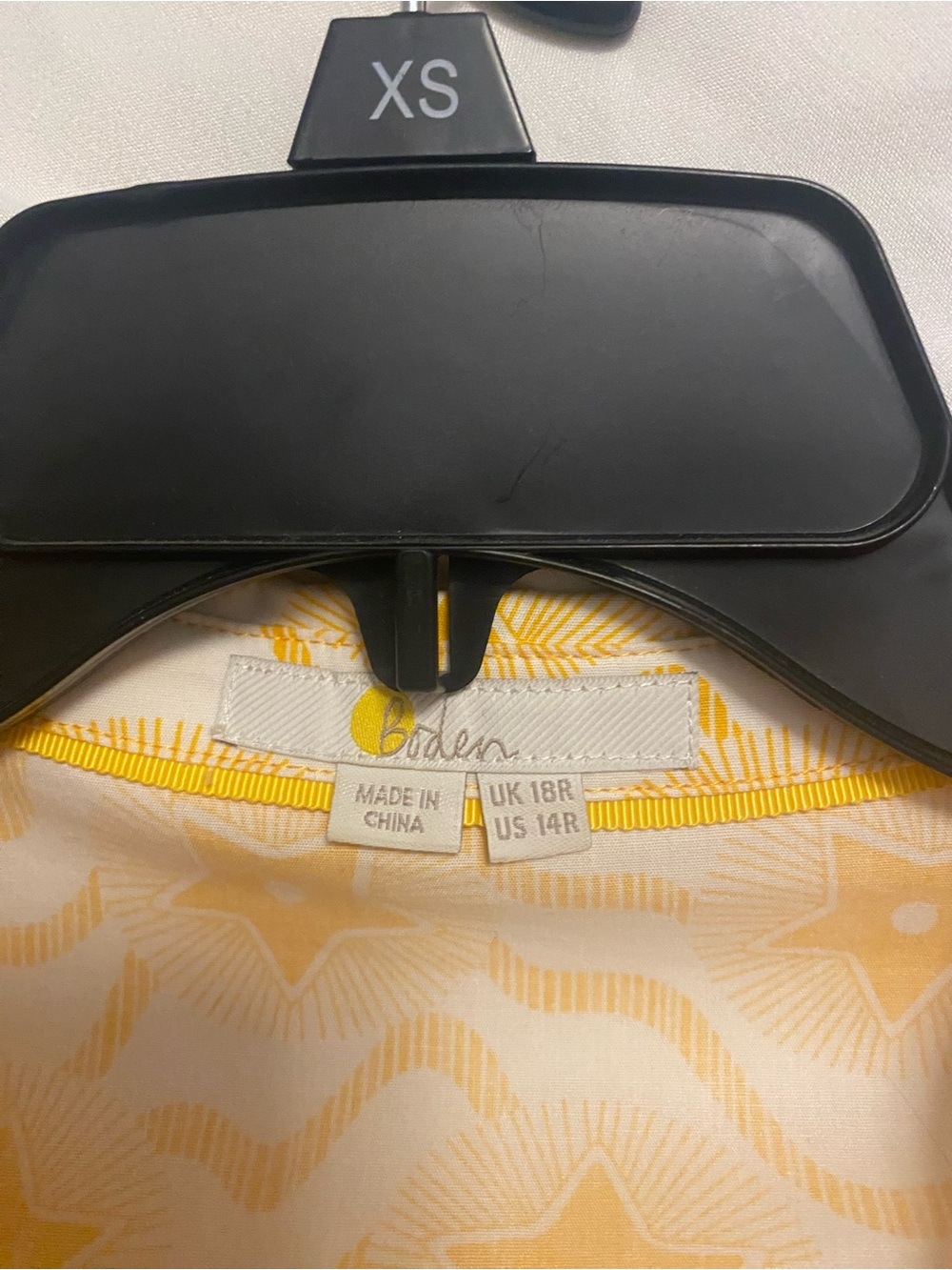 Boden Yellow Star-Print Maxi Shirt Dress - Picture 2 of 3